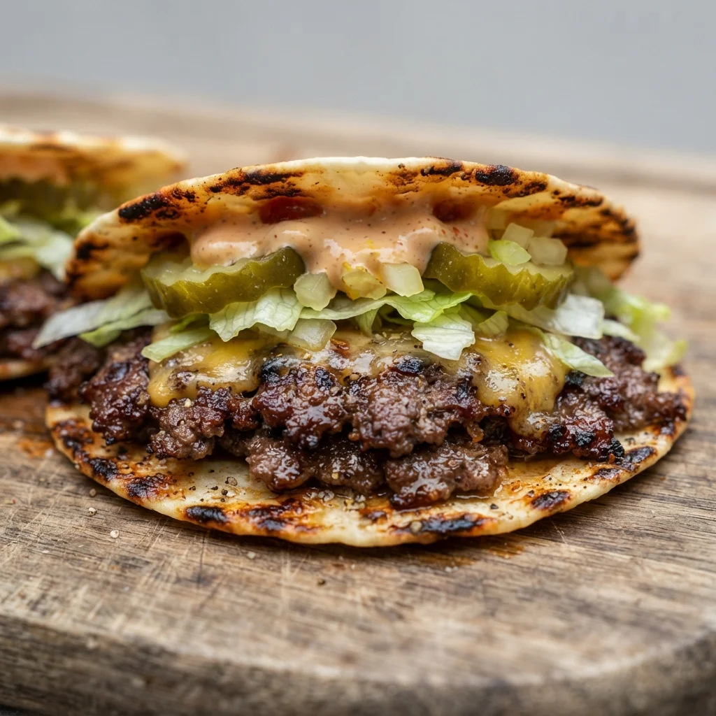 Smash Burger Tacos