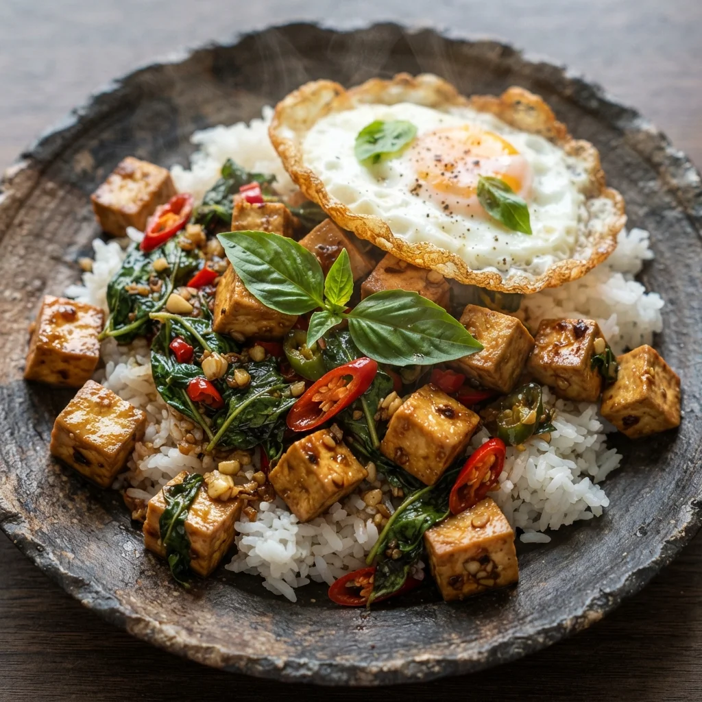 Thai Basil Tofu Stir-Fry (Pad Krapow Tofu)