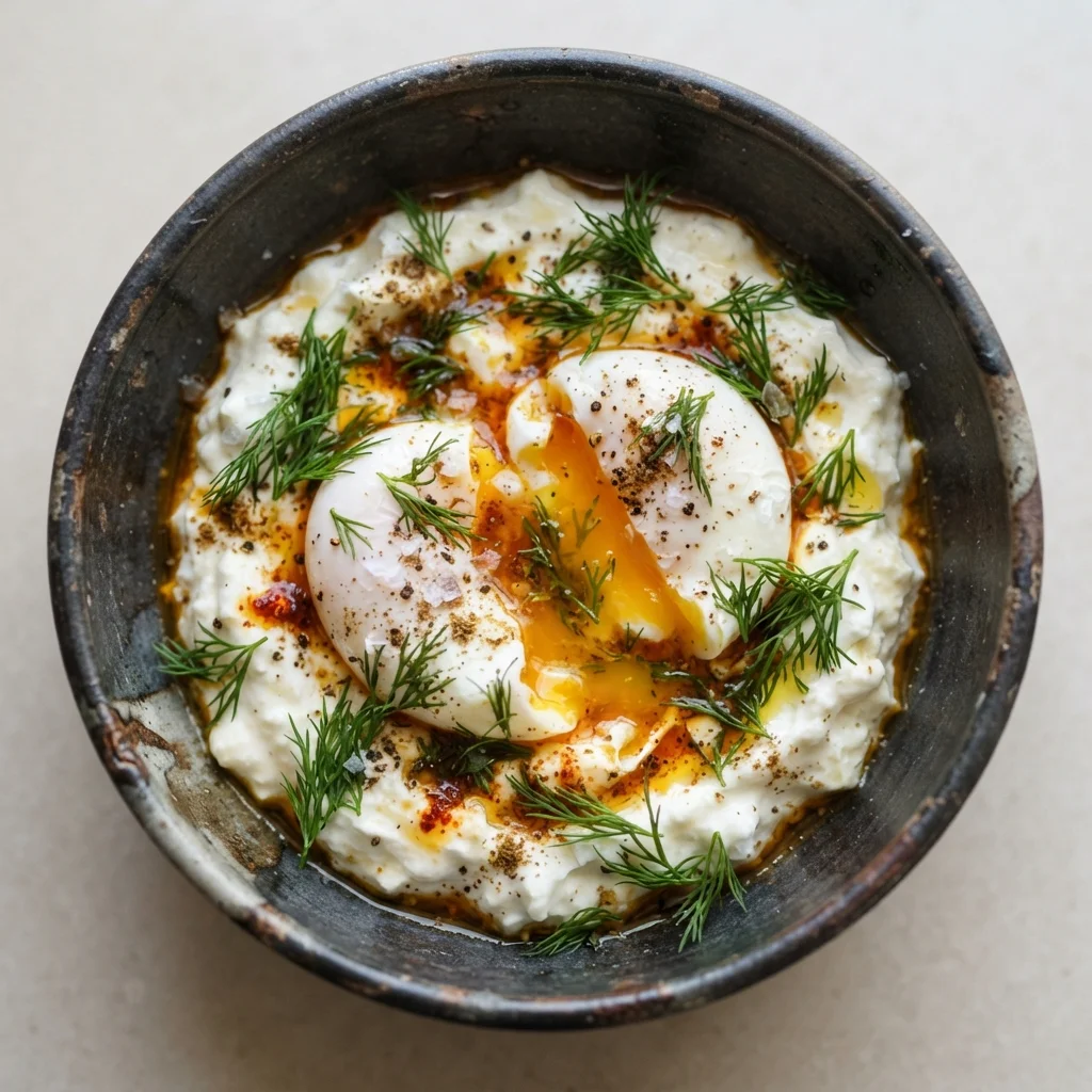 Turkish Egg Cilbir