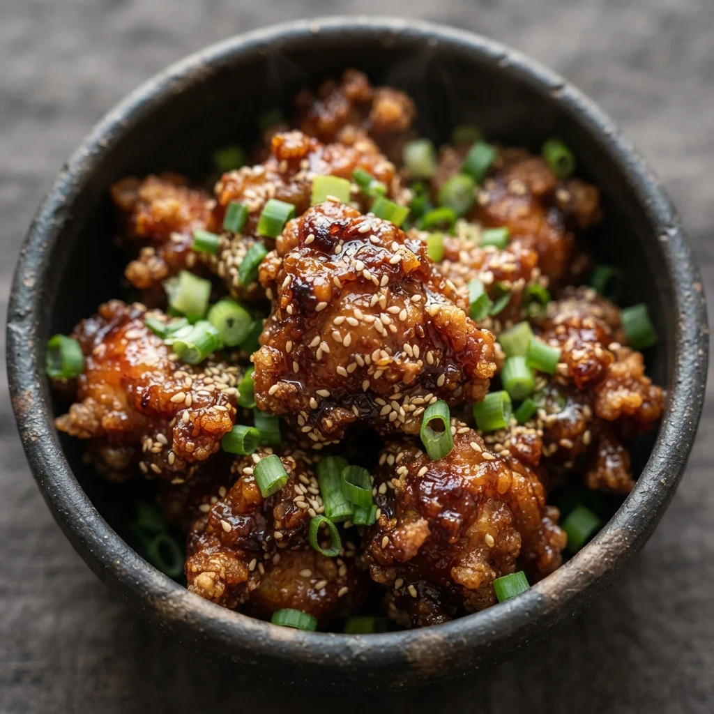 Korean Gochujang Honey Garlic Fried Chicken