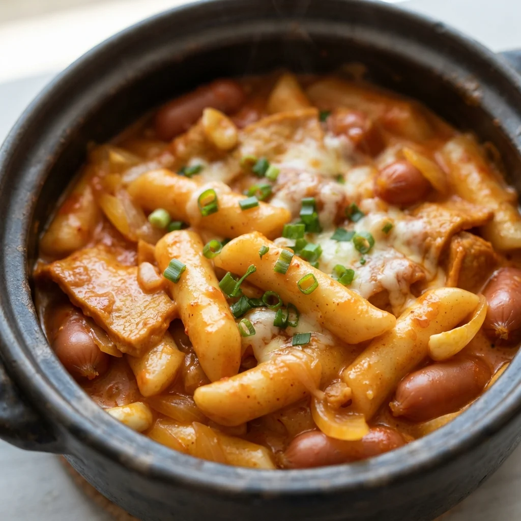 Korean Creamy Rose Tteokbokki