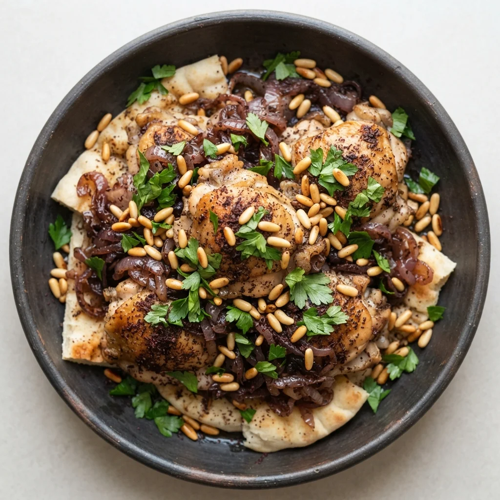 Palestinian Sumac Chicken Musakhan