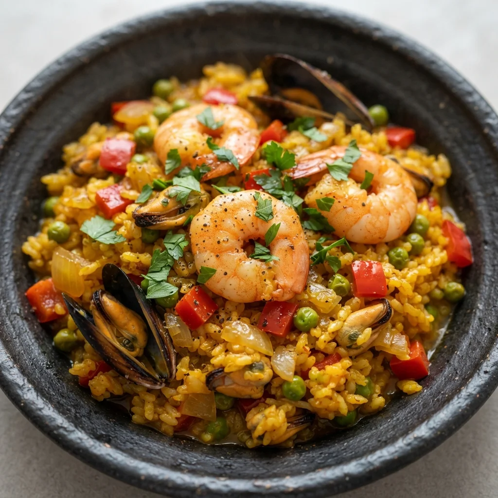 Spanish Seafood Paella