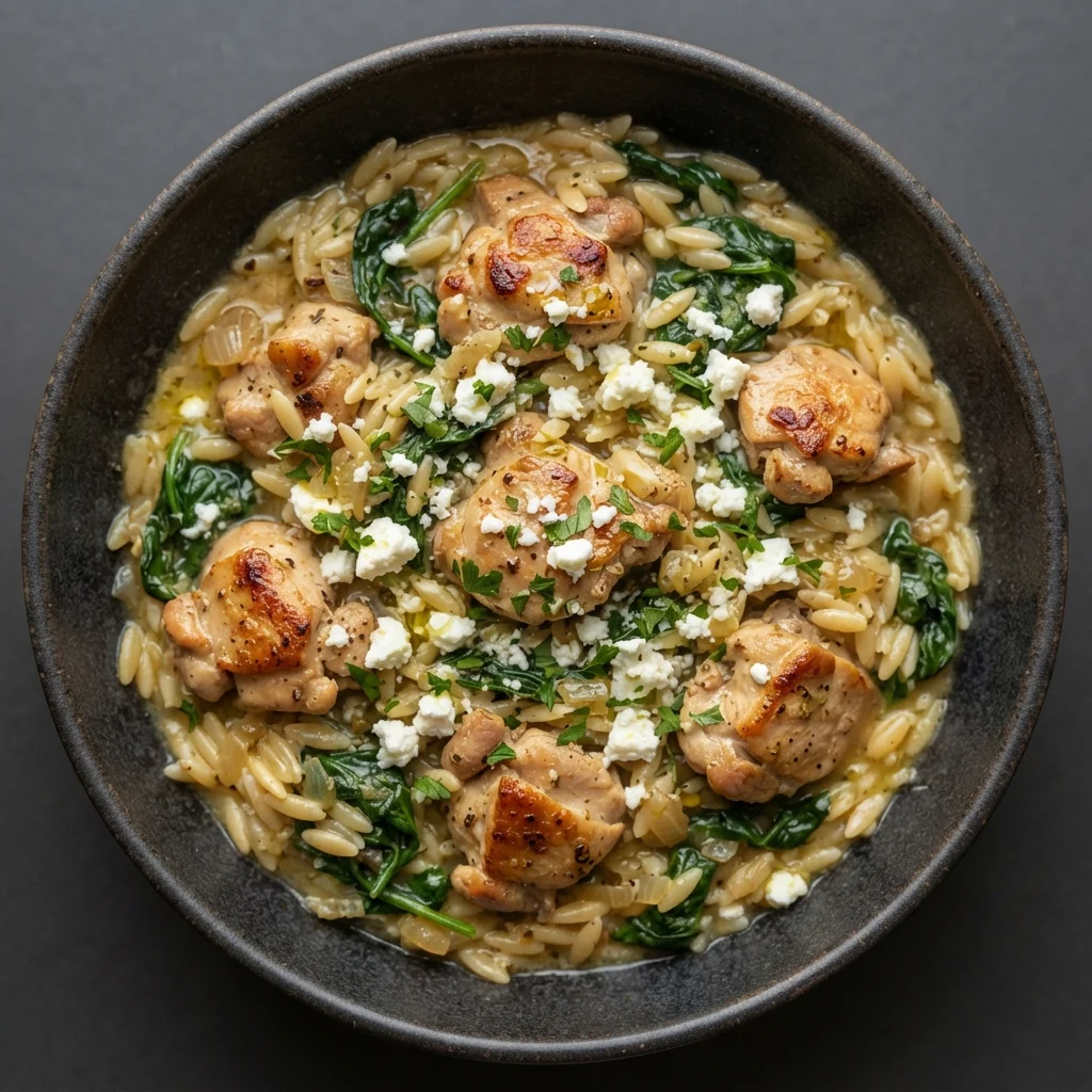 Lemon Orzo Chicken
