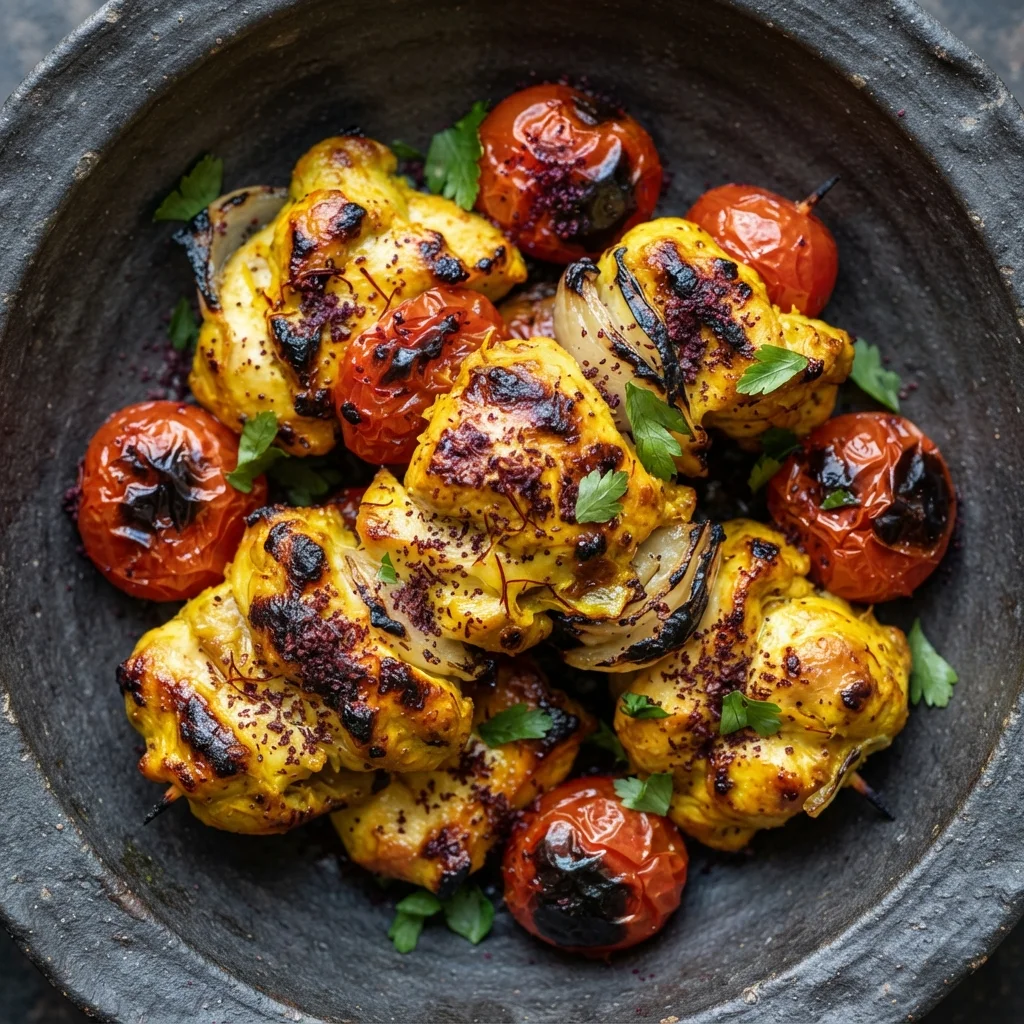 Saffron Joojeh Kabab