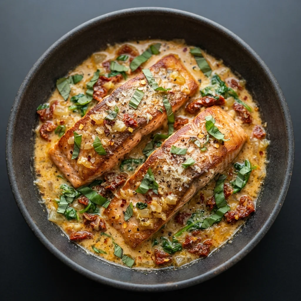 Creamy Sun-Dried Tomato Salmon