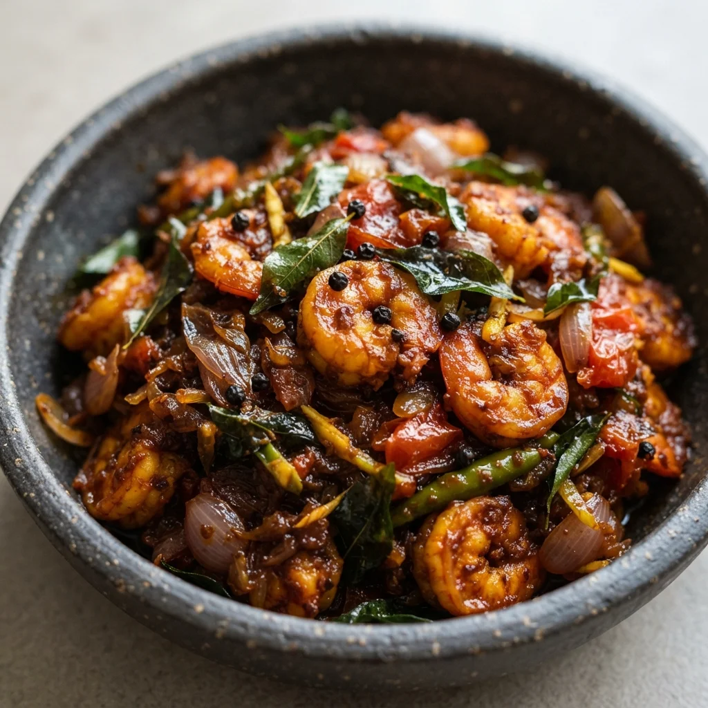 Malabar Chemmeen Prawn Roast