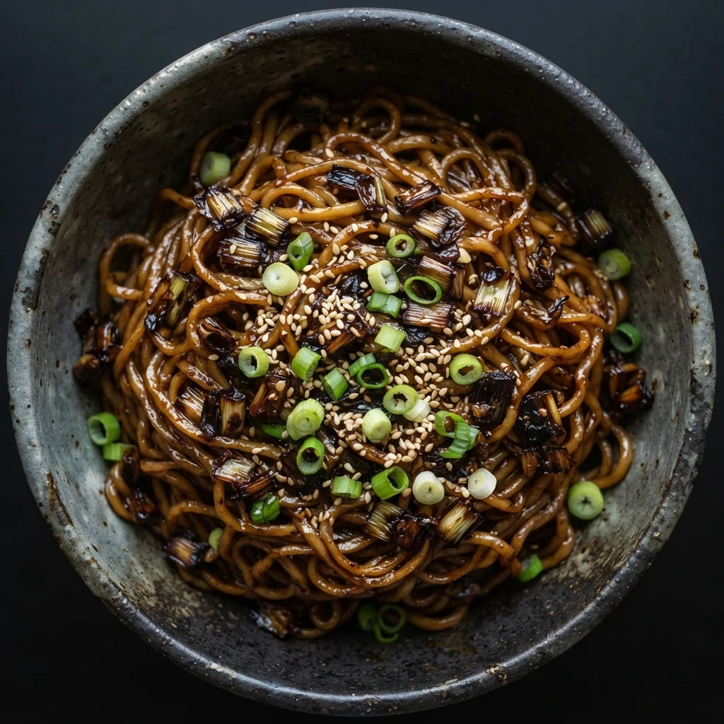 Crispy Scallion Oil Noodles