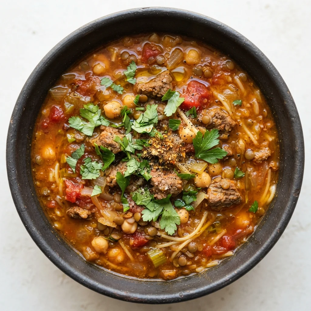 Spiced Harira Lamb Soup