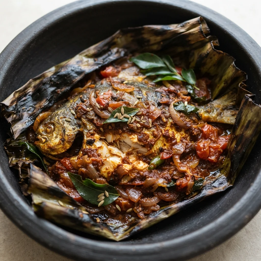 Banana Leaf Fish Pollichathu