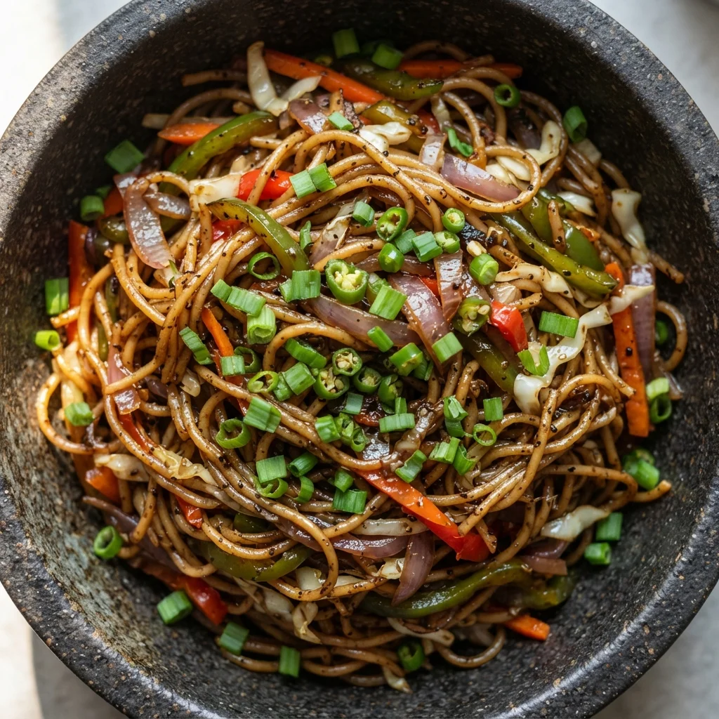 Veg Hakka Noodles