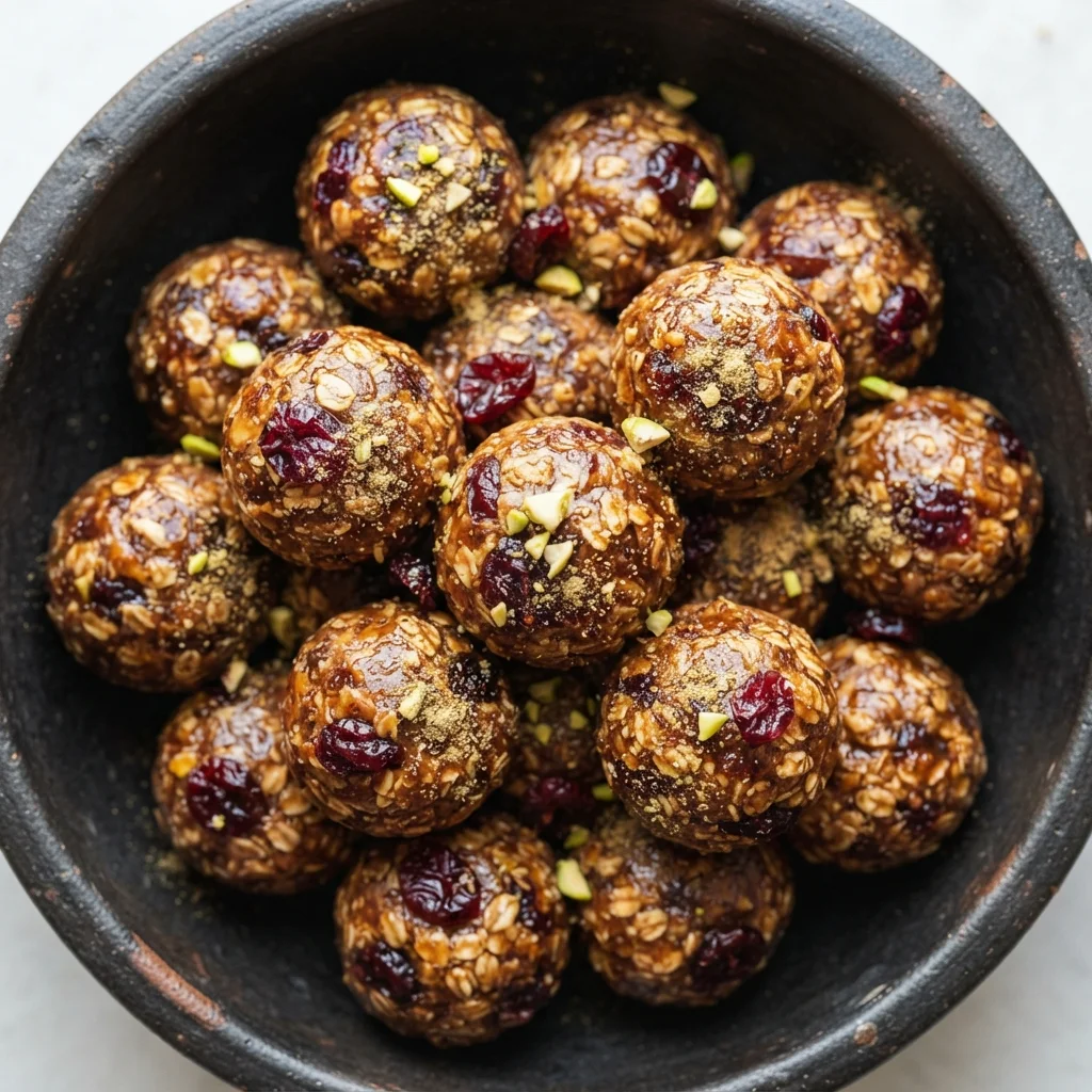 Oats Cranberry Energy Balls