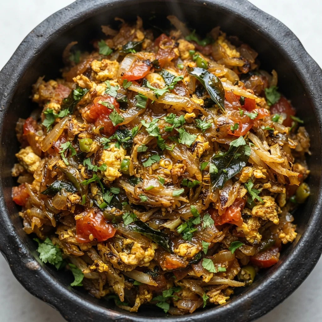 Egg Kothu Parotta