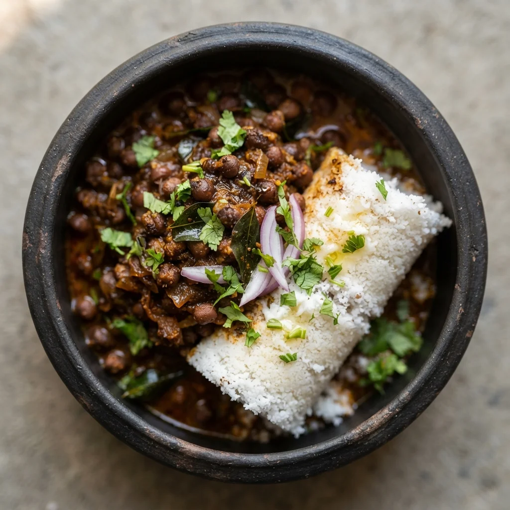 Puttu with Kadala Curry