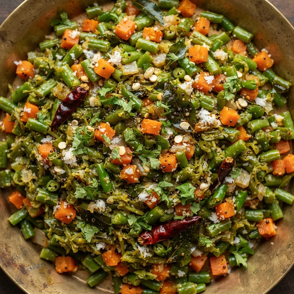 Beans Carrot Poriyal