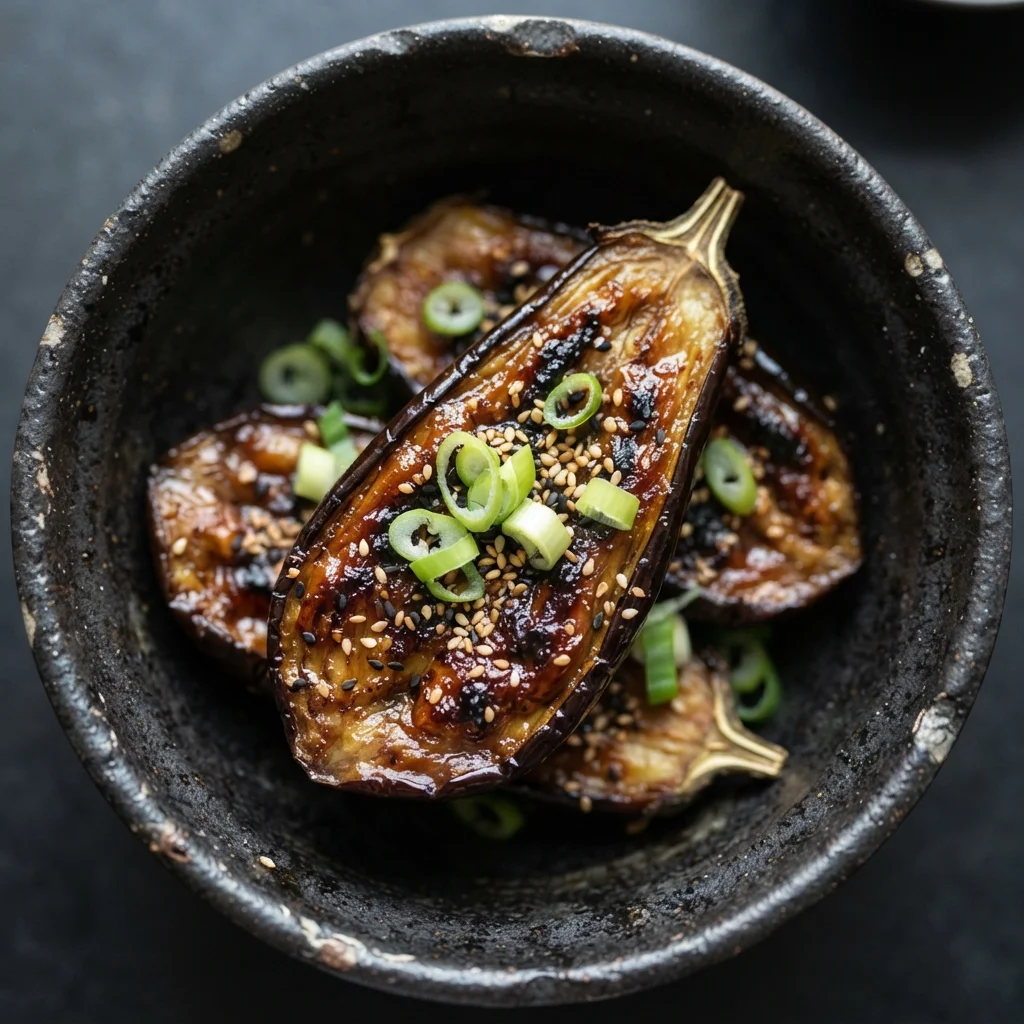 Miso Glazed Eggplant