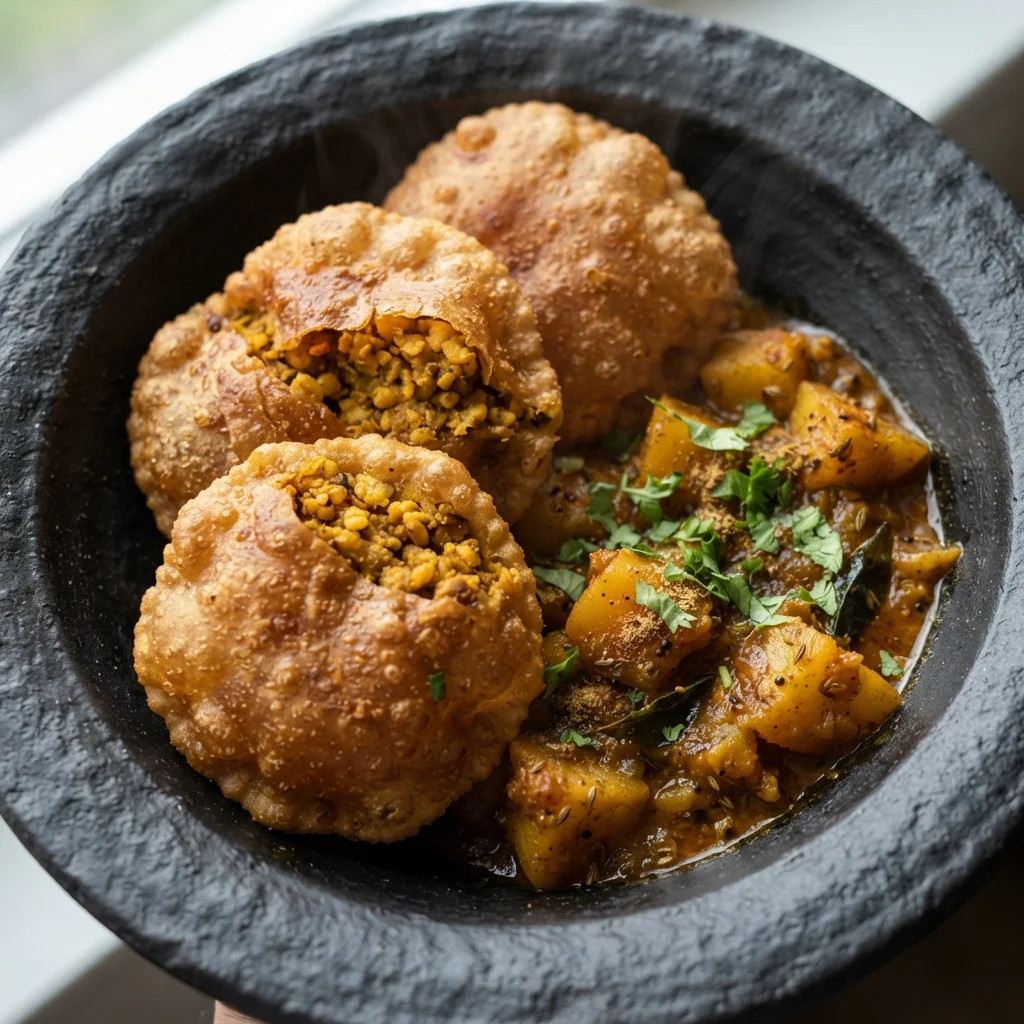 Bedmi Poori Aloo