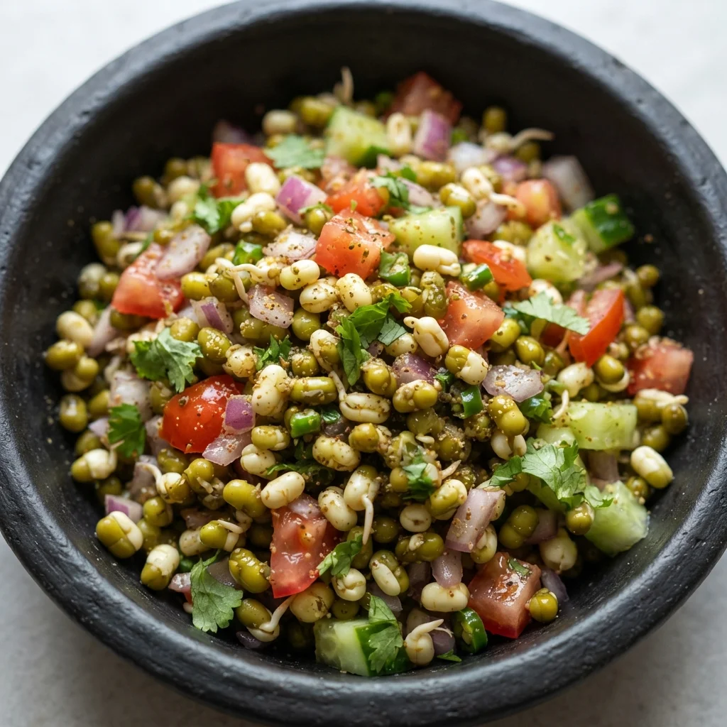 Sprouted Moong Salad