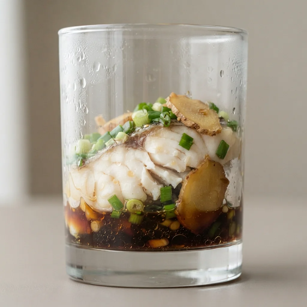 Steamed Fish with Ginger