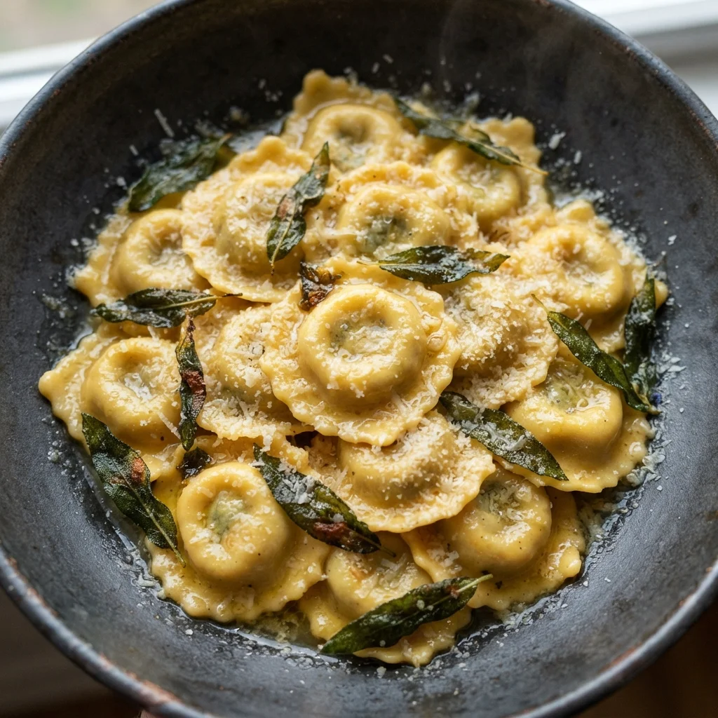 Ravioli with Sage Butter
