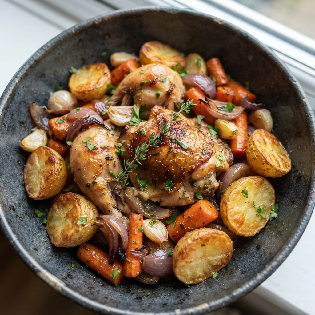 Roast Chicken with Vegetables