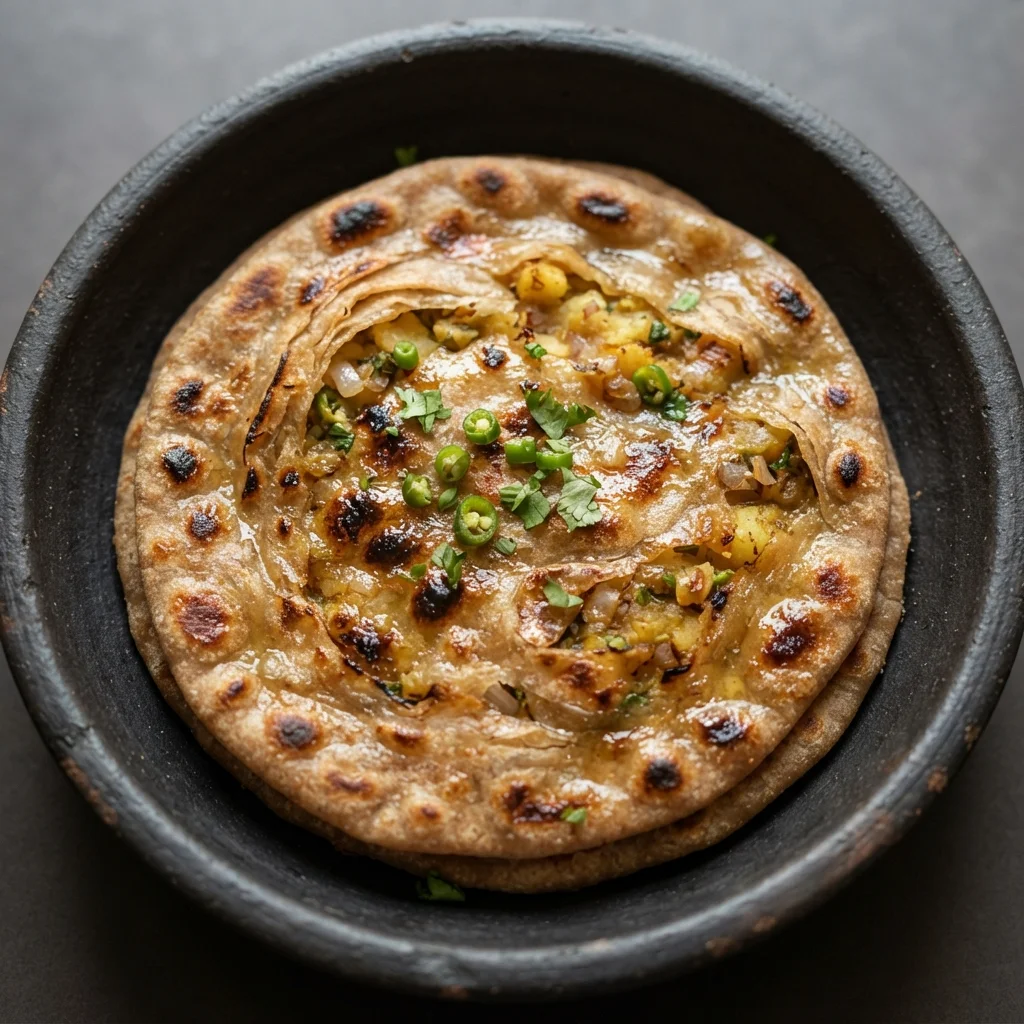 Aloo Pyaz Paratha