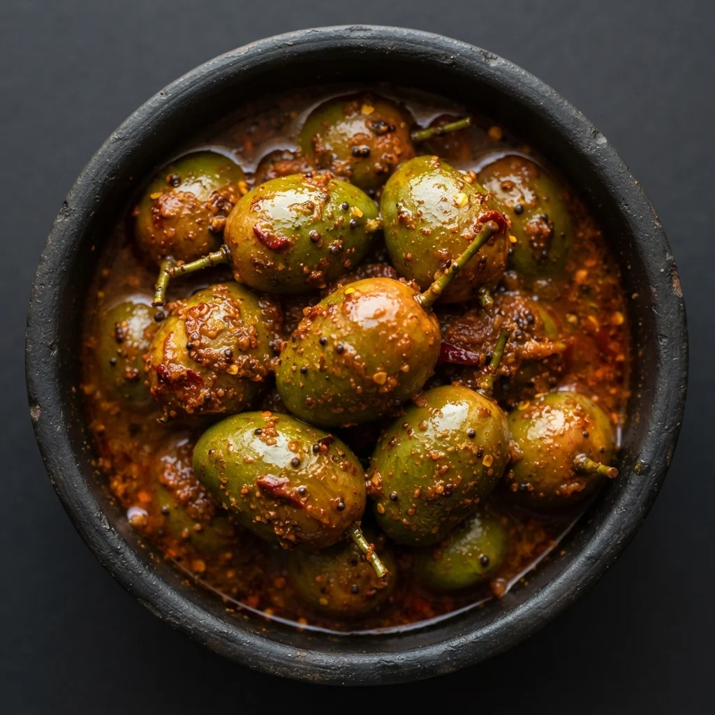 Baby mango pickle (Maavadu)