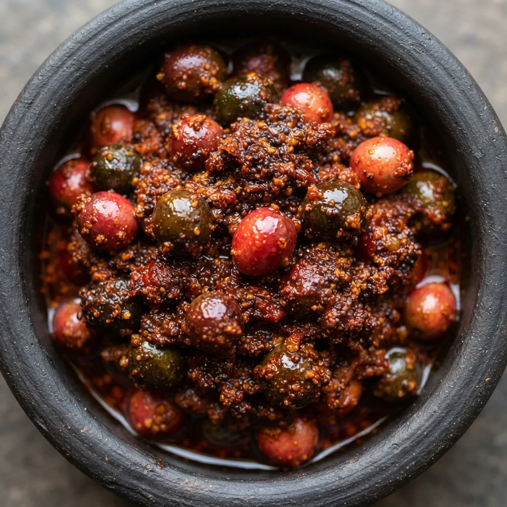 Karonda pickle (Kalakai oorugai)
