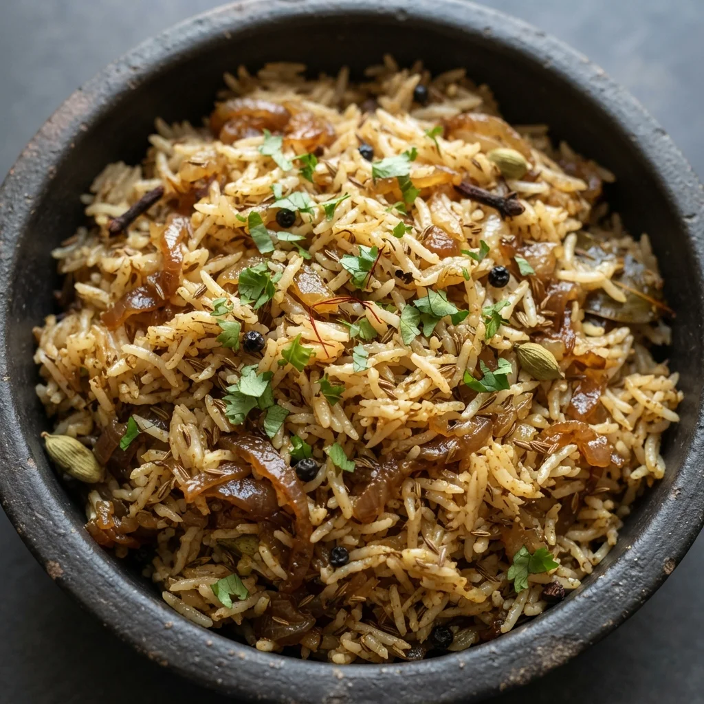 Jeera Onion Pulao