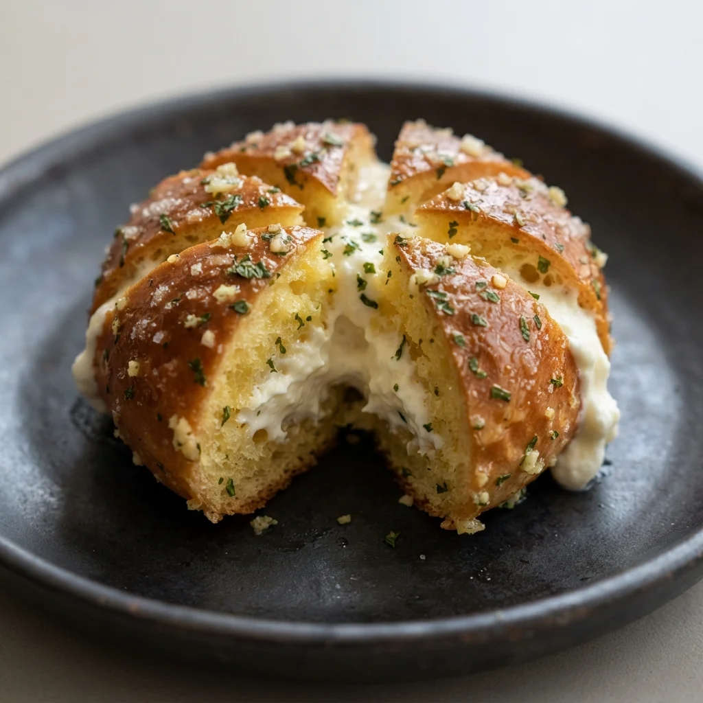Korean Cream Cheese Garlic Bread
