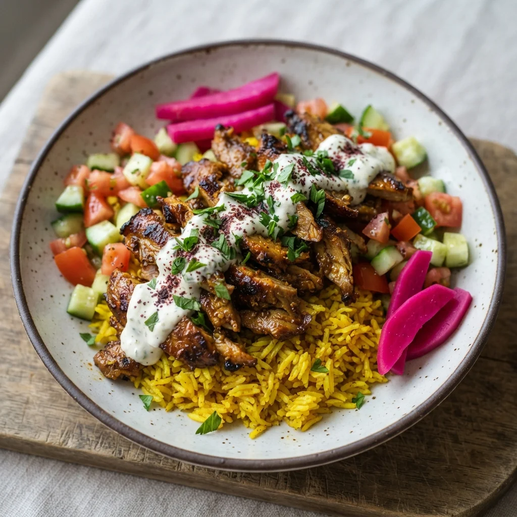 Lamb Shawarma Rice Bowl